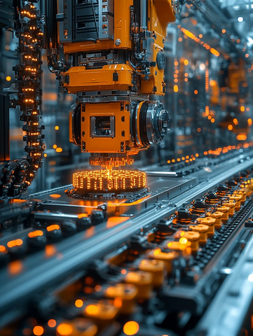 中秋节工厂生产线