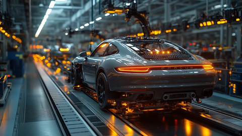 四螺旋桨灰色汽车