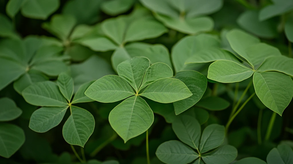 四叶草绿植背景素材