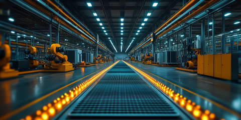 机器人组装空调