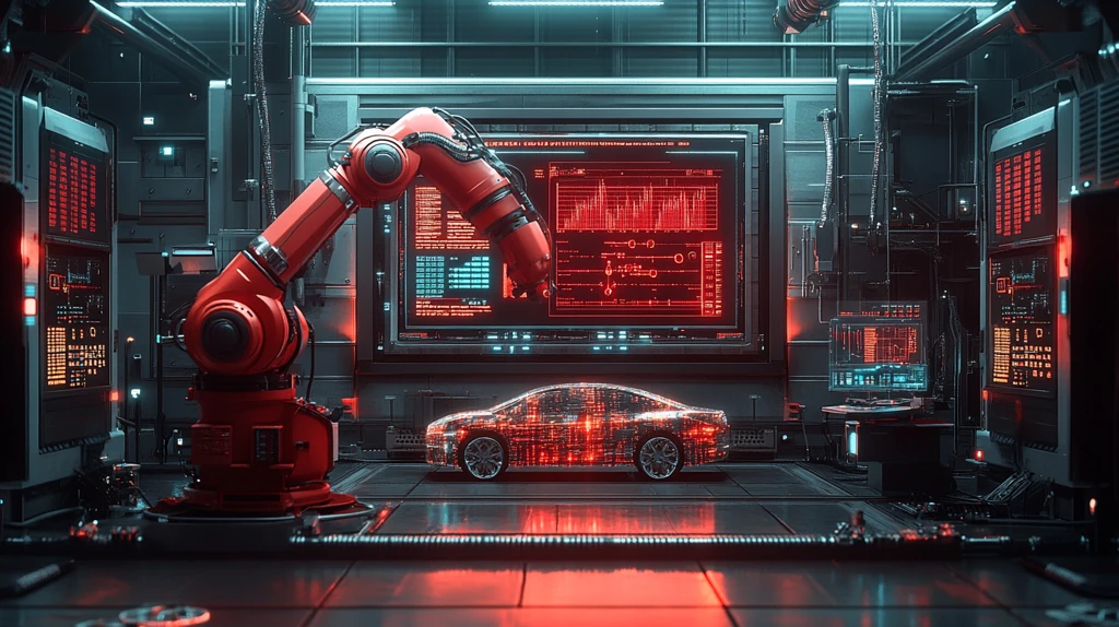 红色工厂机器人