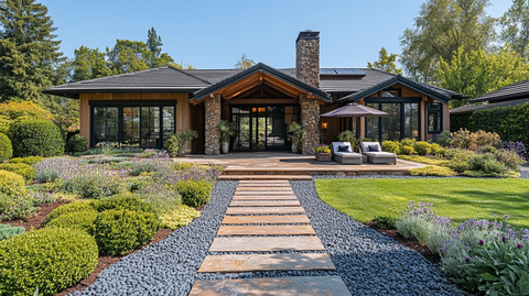 阳光下的城市风景