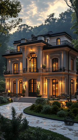 豪华别墅绿意环绕