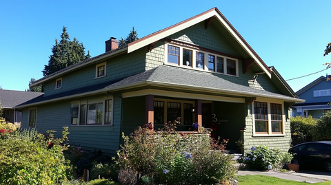 工匠风格房屋排水系统