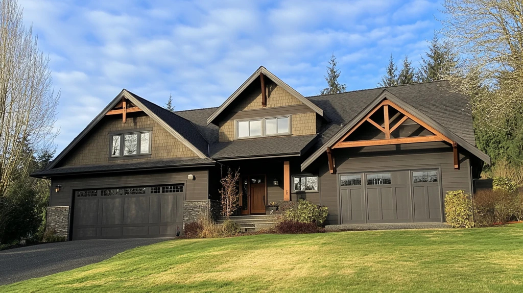 工匠风格房屋排水系统