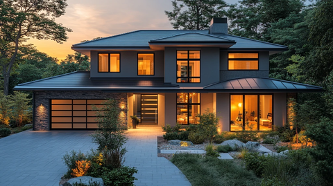 现代海滨农舍外观