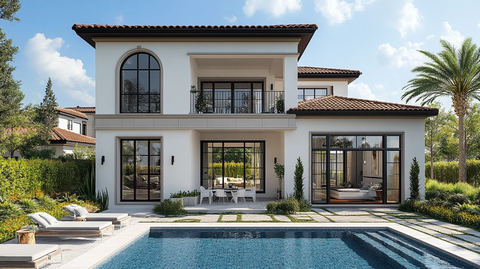 现代海滨农舍外观