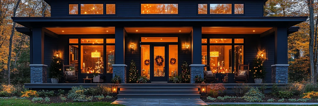 现代家居圣诞装饰