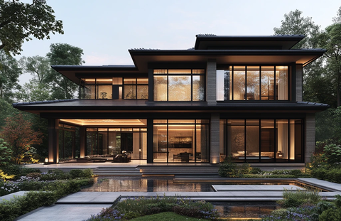 三层中式别墅设计图