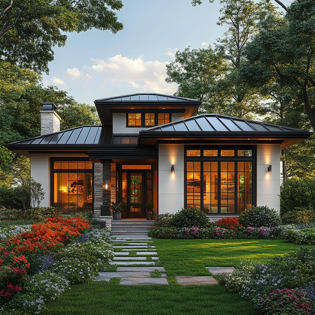 现代牧场风格房屋