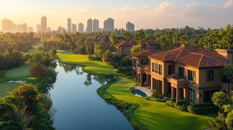 高尔夫社区豪宅