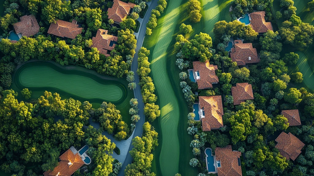 高尔夫社区豪宅