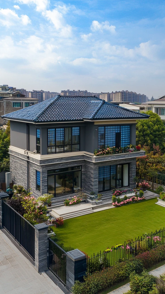 双层别墅外观图