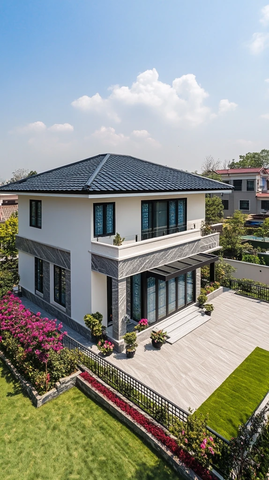 双层别墅外观图