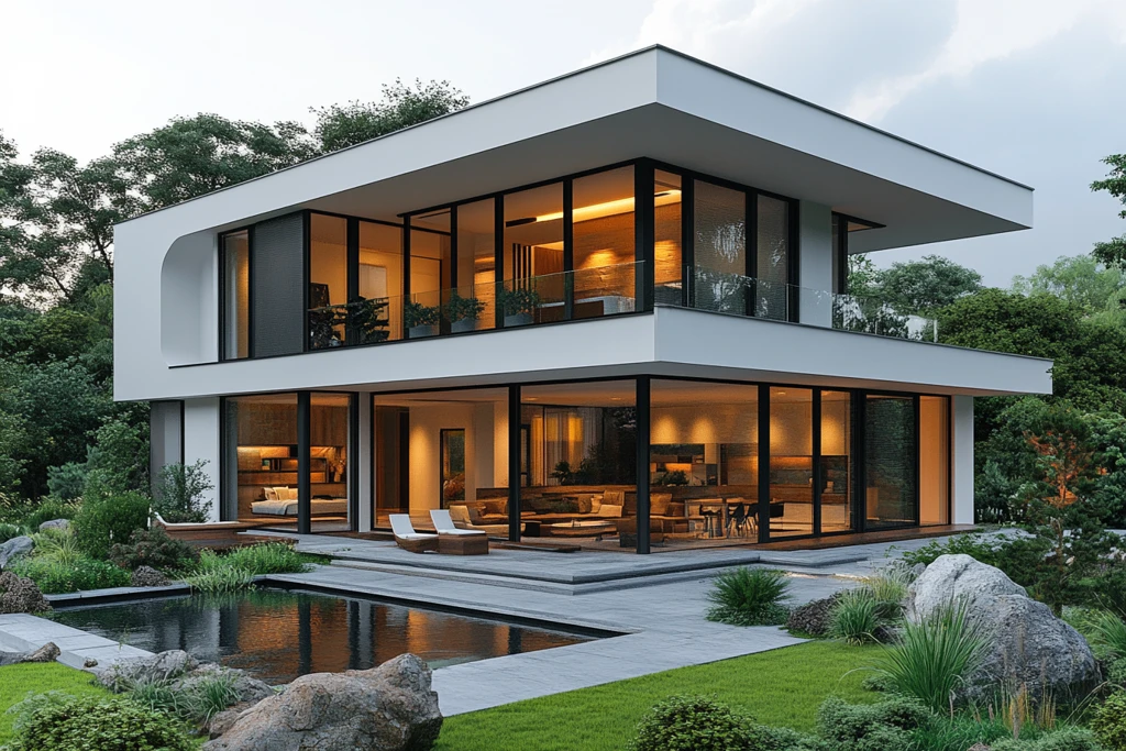 大窗户花园房屋