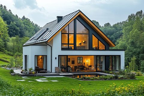 大窗户花园房屋