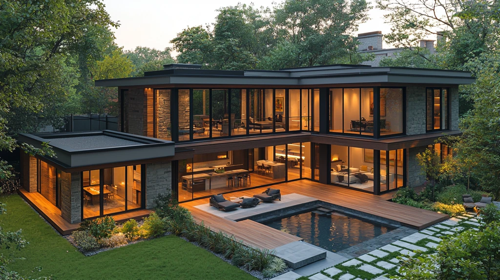 现代美式后院景观