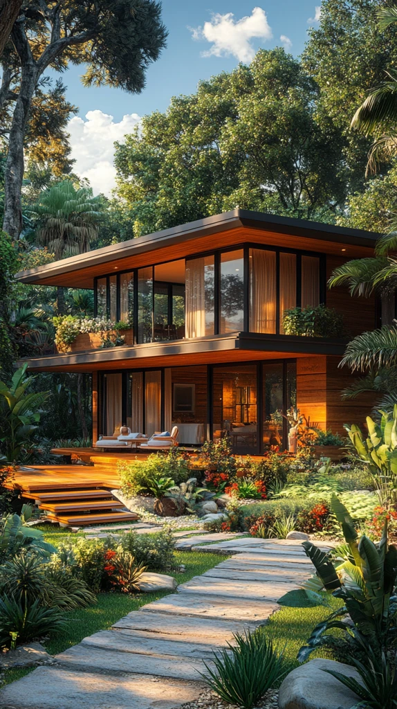 世纪现代风格花园