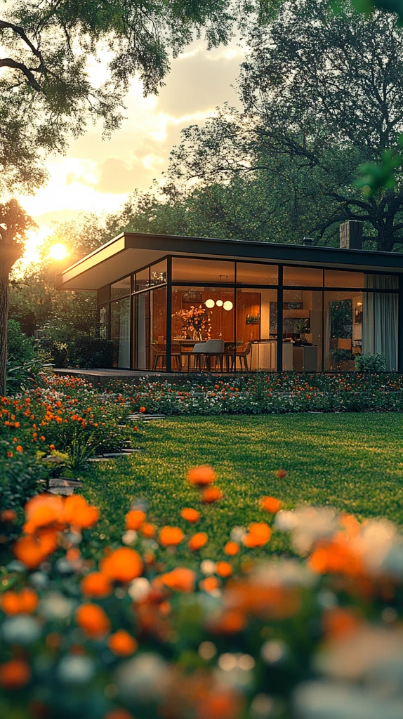 世纪现代风格花园