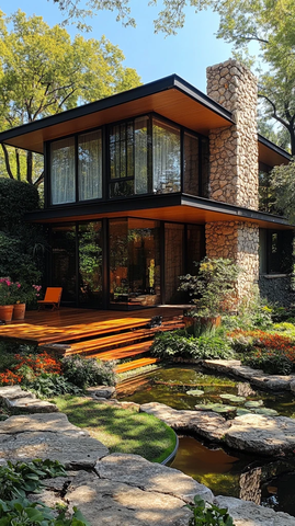 世纪现代风格花园