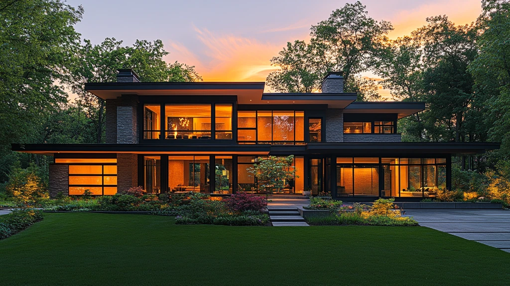 现代住宅大窗设计