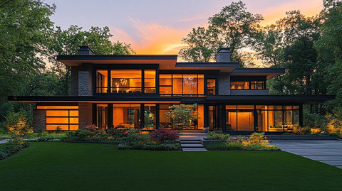 现代住宅大窗设计