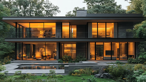 现代住宅大窗设计