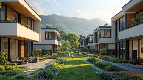 现代建筑与自然融合