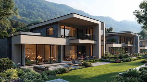 现代建筑与自然融合