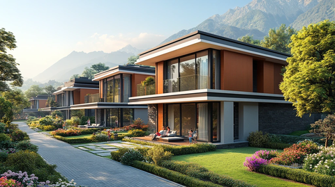 现代建筑与自然融合