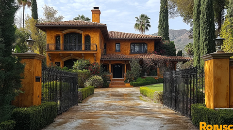 铁艺围栏宅院景观