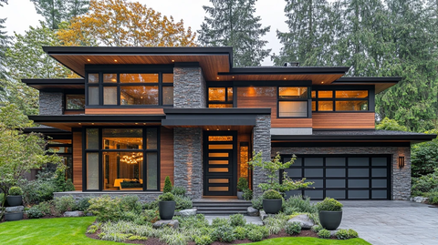 木石材玻璃窗屋顶