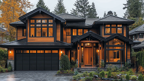 大房带车库木门