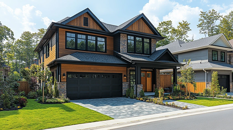 大房带车库木门