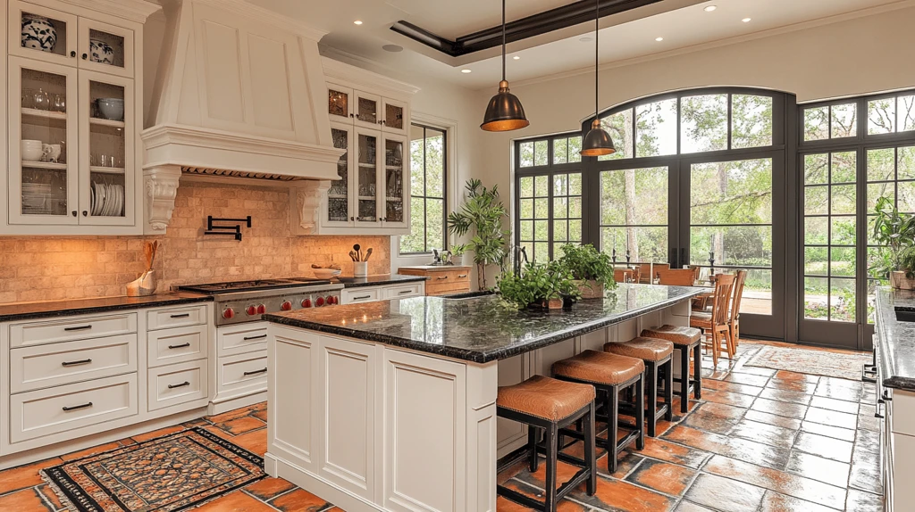 黑斑石台面厨房