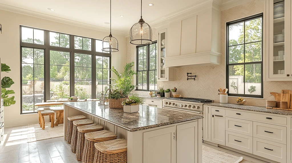 岛台餐桌一体厨房