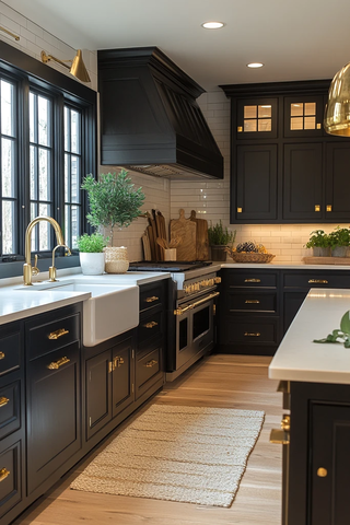 白石台面橡木地板