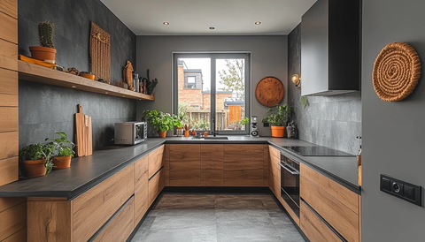 厨房微波炉装饰空间