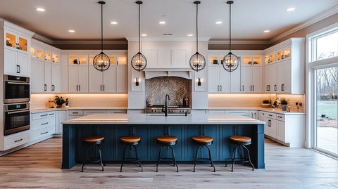 白色厨房自然光