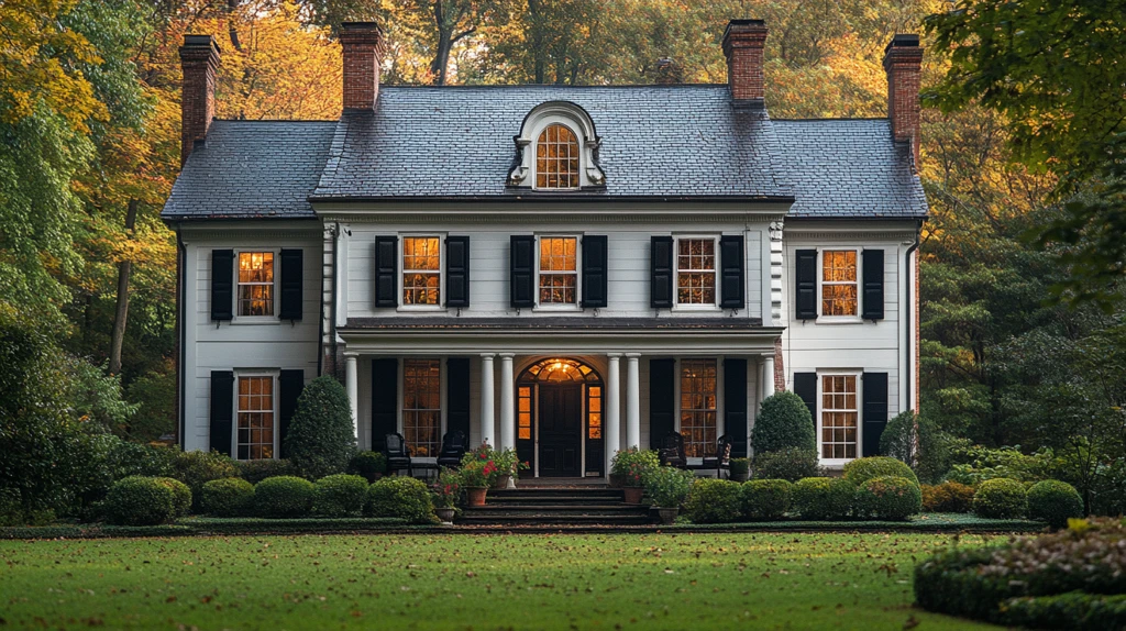 殖民风格住宅外景