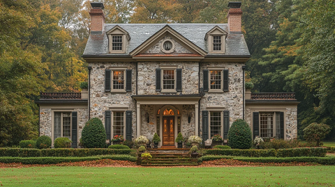 殖民风格住宅外景