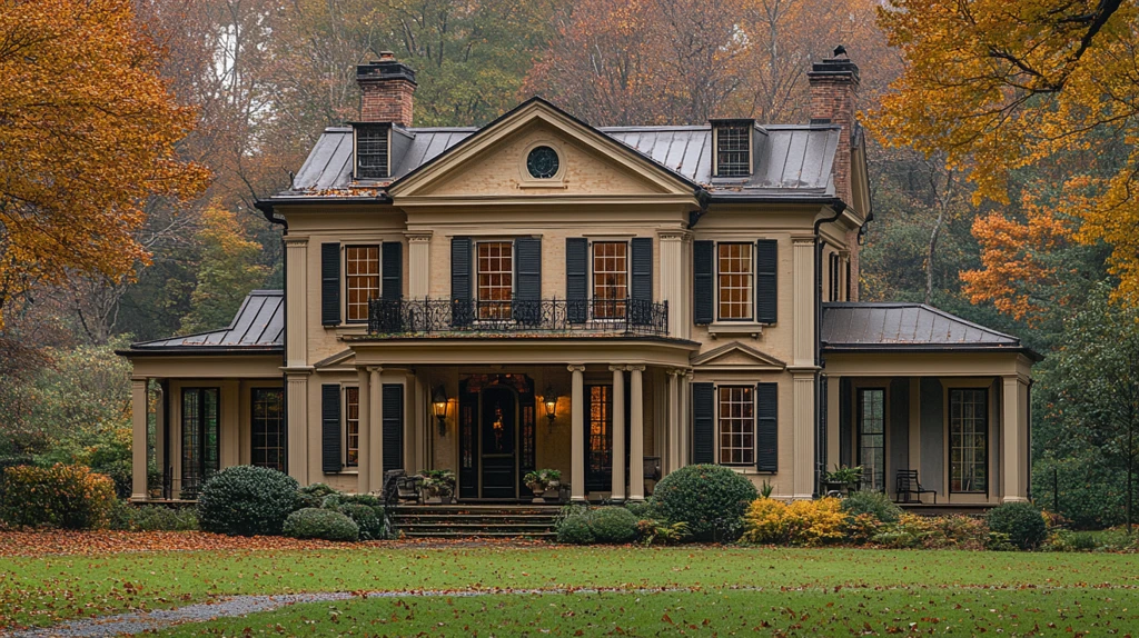 殖民风格住宅外景