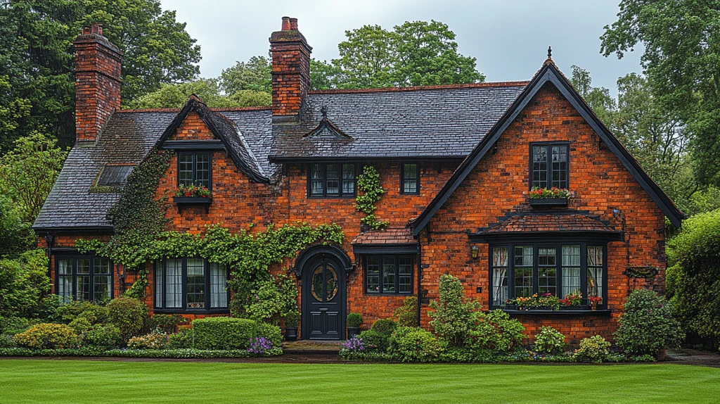 家庭住宅外观照