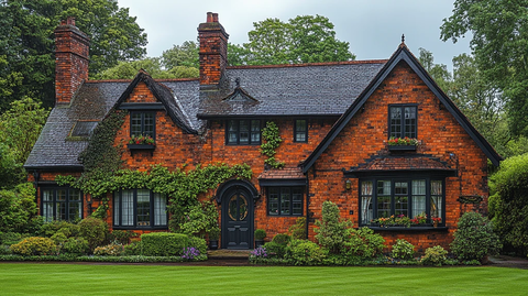 家庭住宅外观照