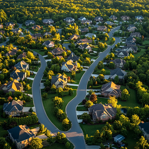 大房子周围环境