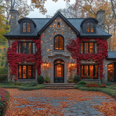 美式秋日豪宅