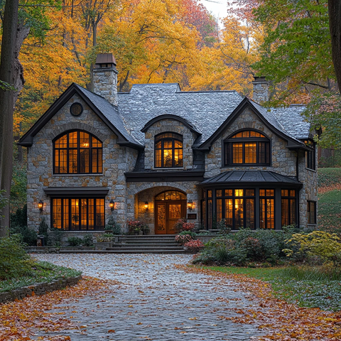 美式秋日豪宅
