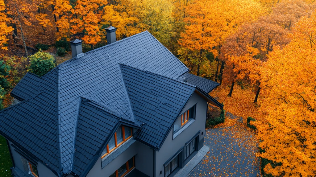 屋顶检查进行中