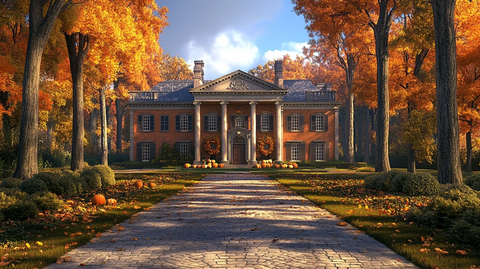 秋日庄园景色