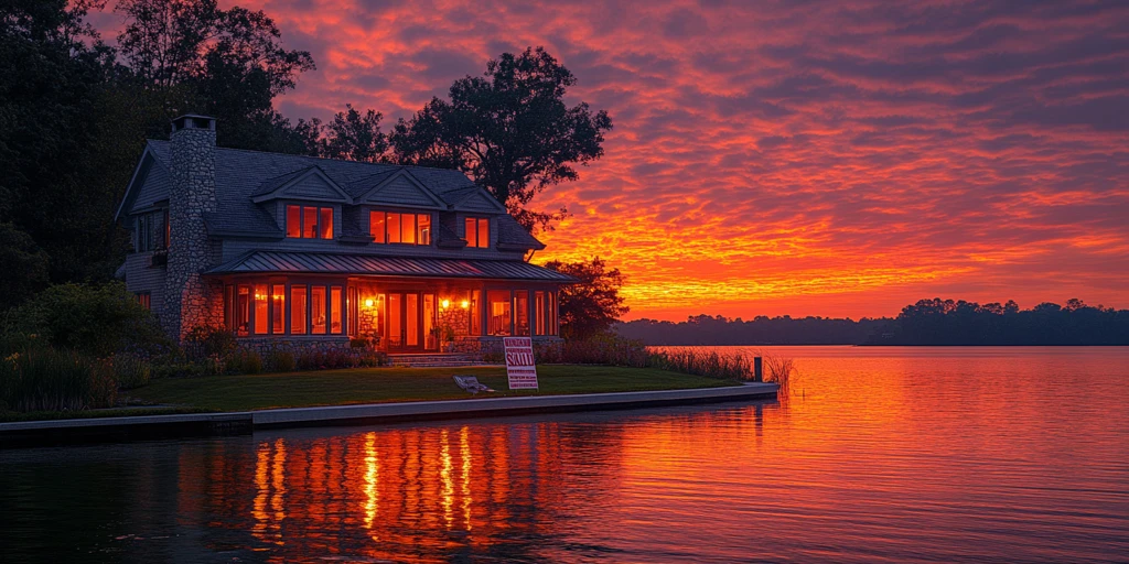 水岸豪宅交易场景
